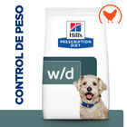 Hill's Prescription Diet Diabetes Care w/d Pollo pienso para perros, , large image number null
